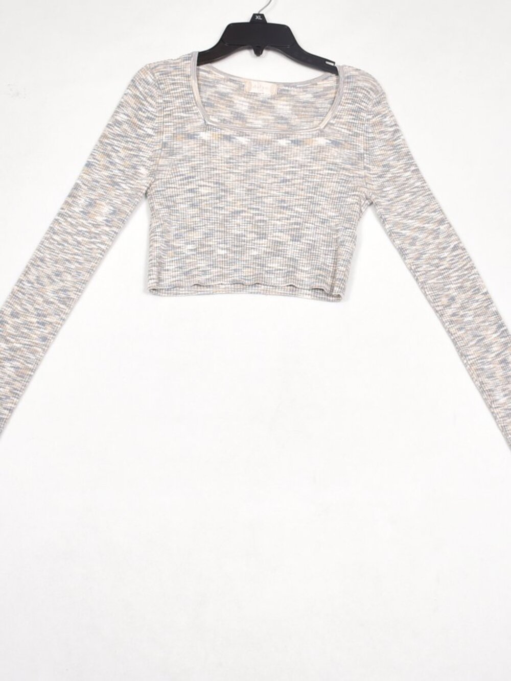 Alter'd State Cropped Long Sleeve Knit Top Size XS